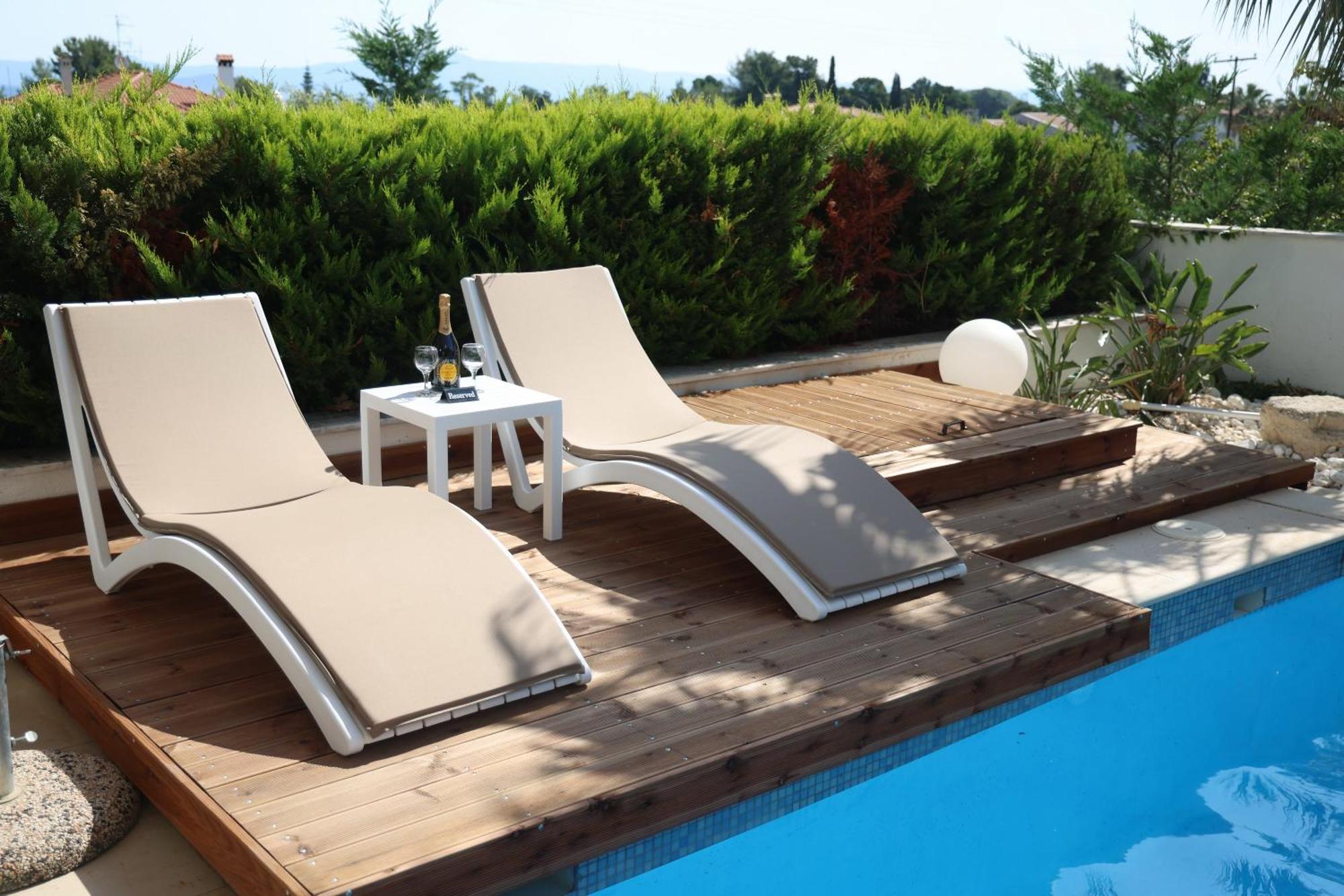 Villa Douglas - Private Pool, Bbq, 4Bdrms, View Pefkochori Exterior foto