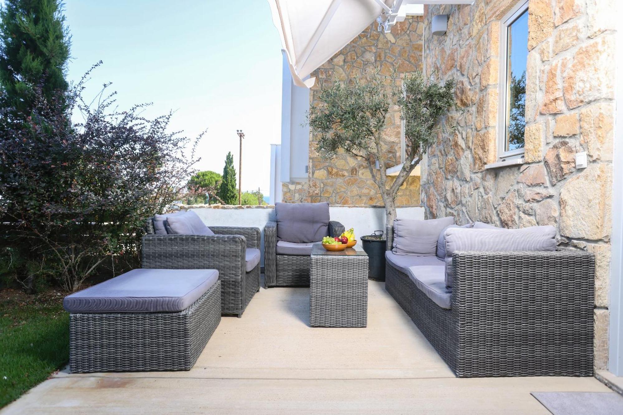 Villa Douglas - Private Pool, Bbq, 4Bdrms, View Pefkochori Exterior foto
